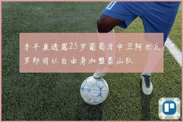 李平康透露25岁葡萄牙中卫阿尔瓦罗即将以自由身加盟泰山队
