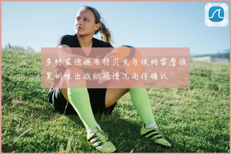 多特蒙德施洛特贝克与埃姆雷詹恢复训练出战欧冠情况尚待确认